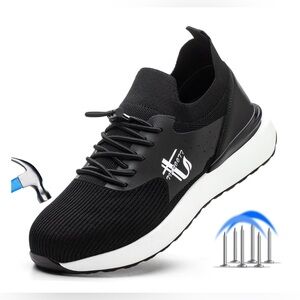 Steel Toe Shoes for Men sz 7 Women sz 9 Sneakers Waterproof
